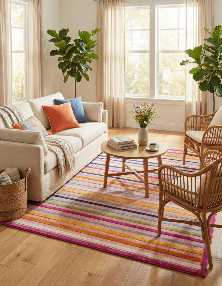 Detail image of 7' x 10' Easy-Clean Aruba Indoor / Outdoor Rug