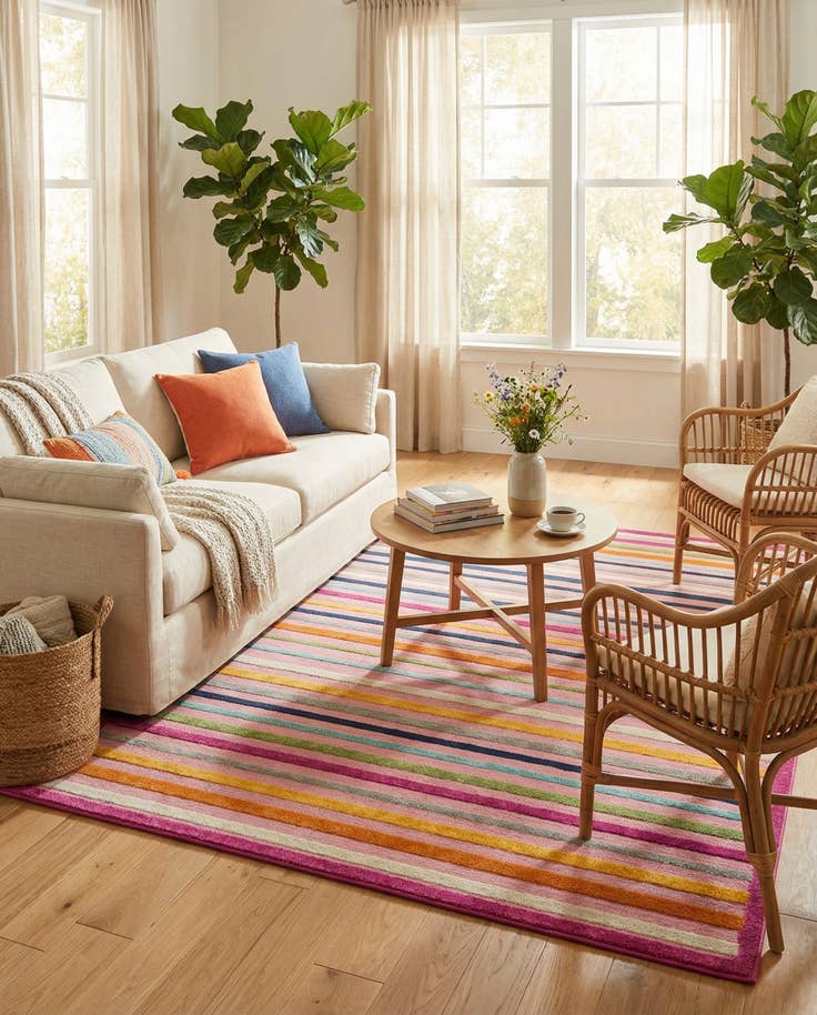 Detail image of 7' x 10' Easy-Clean Aruba Indoor / Outdoor Rug