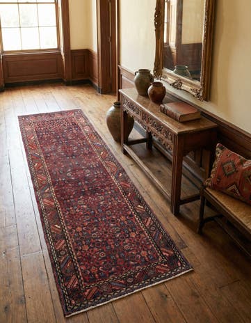 3' 5 x 10' Afshar Wool Runner Rug