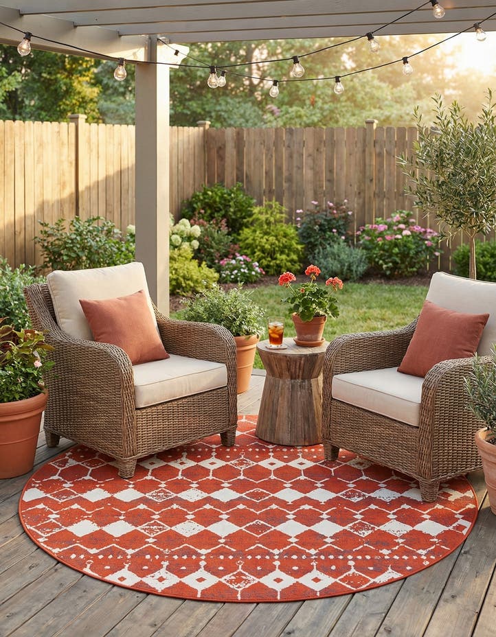 7' x 7' Easy-Clean Lattice Indoor / Outdoo...