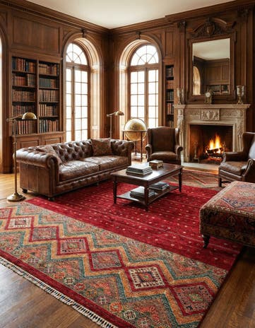 8' 5 x 11' 2 Hand Knotted Ariana Ziegler Oriental Rug