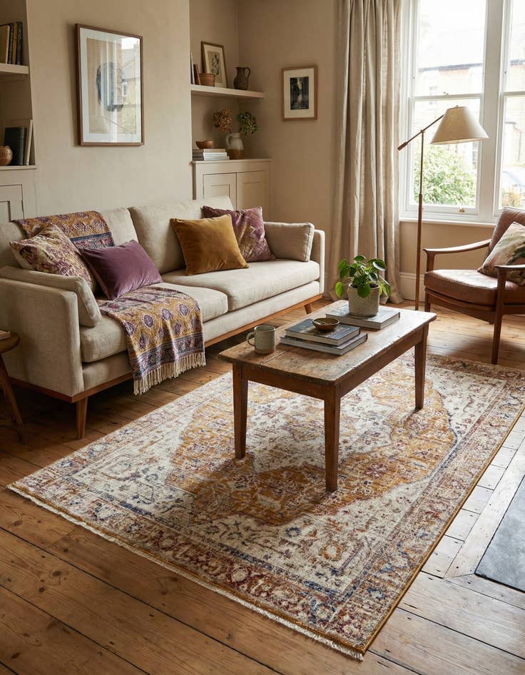 Detail image of 4' x 5' 10 Deepa Rug