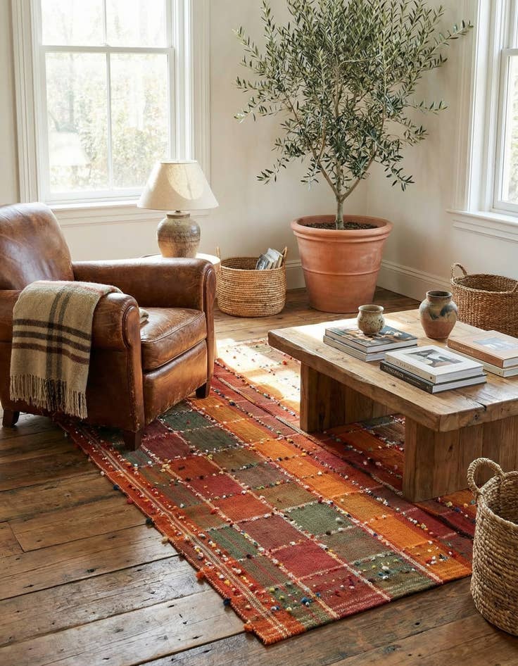 Detail image of 5' x 6' 6 Jajim Rug