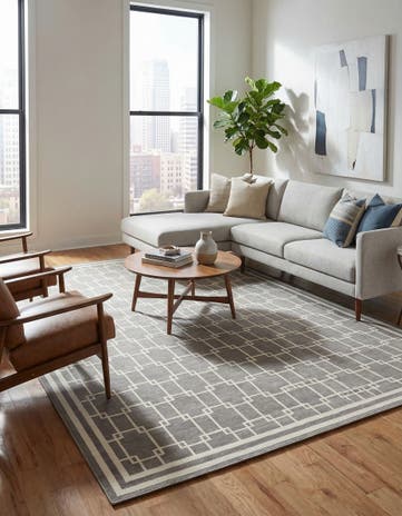 Jill Zarin Gray Metropolitan Uptown Rug
