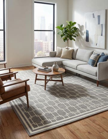 Jill Zarin Gray Metropolitan Uptown Rug
