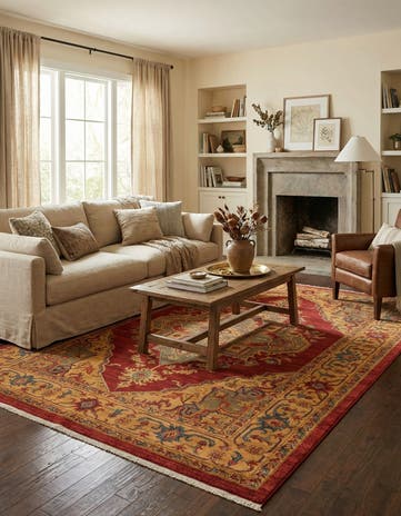 Red Sara Rug