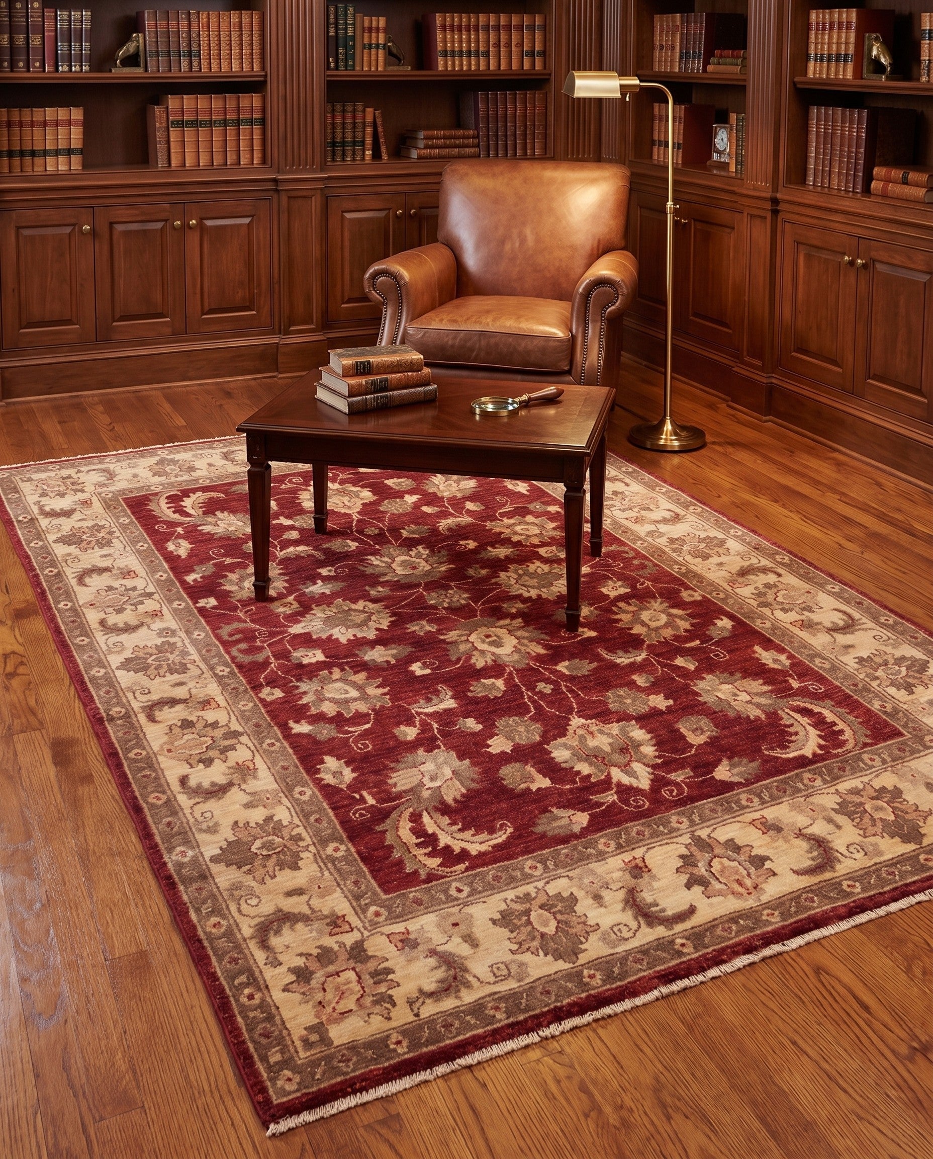 5' x 7' 1 Hand Knotted Ziegler Rug