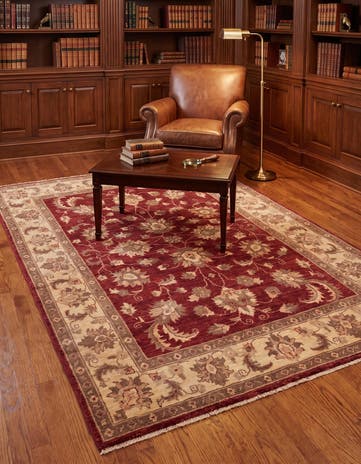 5' x 7' 1 Hand Knotted Ziegler Rug