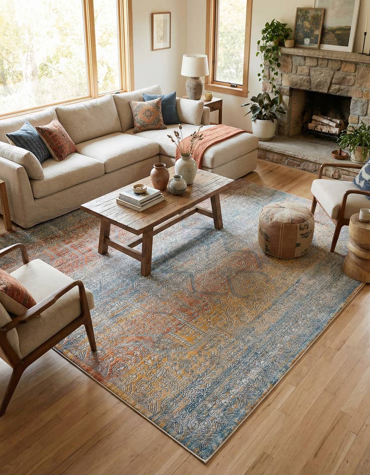 Detail image of  10' 2 x 10' 2 Newport Square Rug