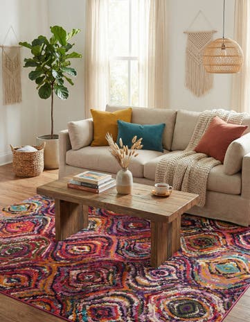 9' x 12' 2 Washable Hyacinth Rug