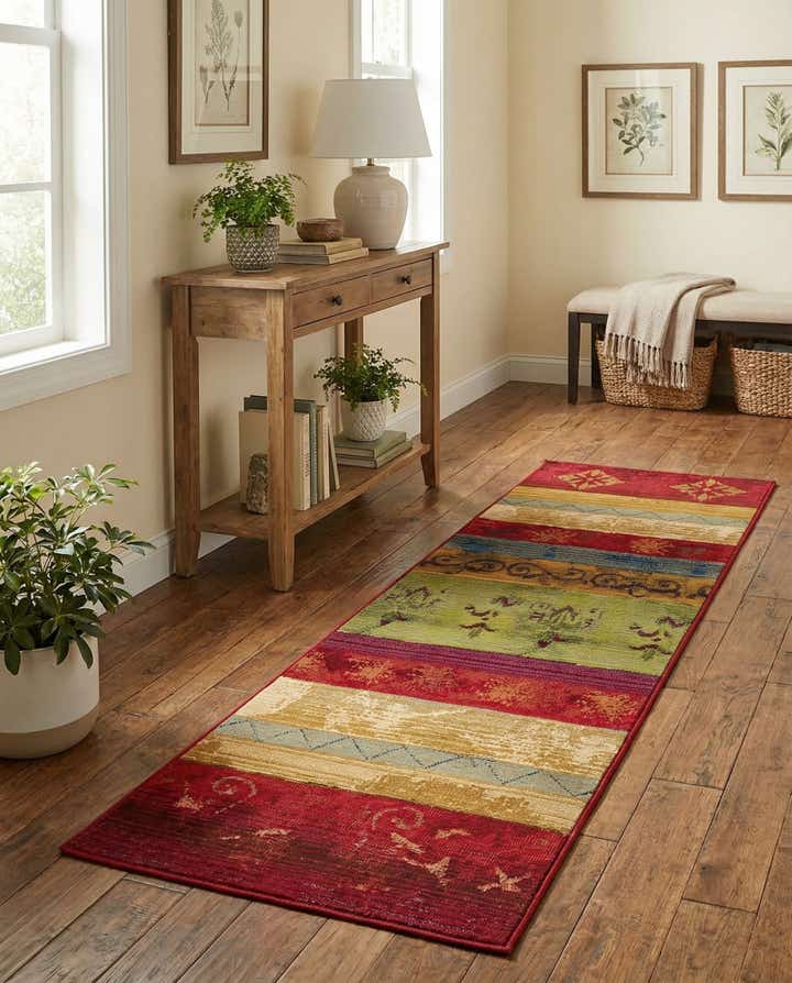 2' x 5' Easy-Clean Modern Indoor / Outdoor Runner Rug