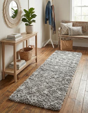 2' x 6' Moroccan Trellis Shag Runner Rug