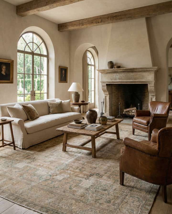 9' 8 x 12' 7 Hand Knotted Ultra Vintage Persian Wool Rug