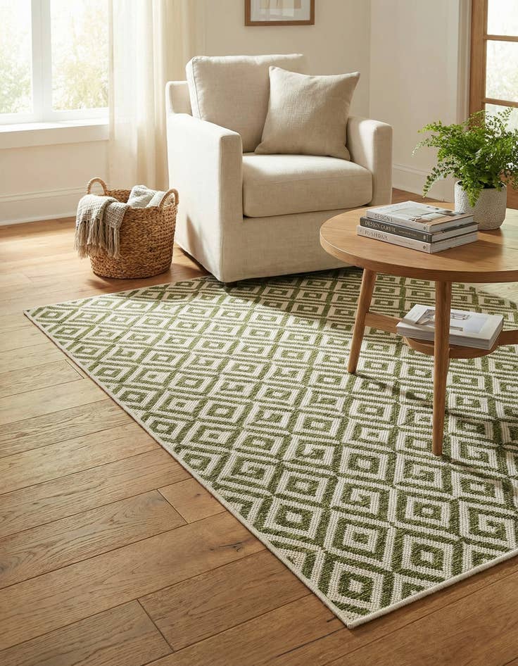 Detail image of 4' x 6' Easy-Clean Jill Zarin Costa Rica Indoor / Outdoor Rug