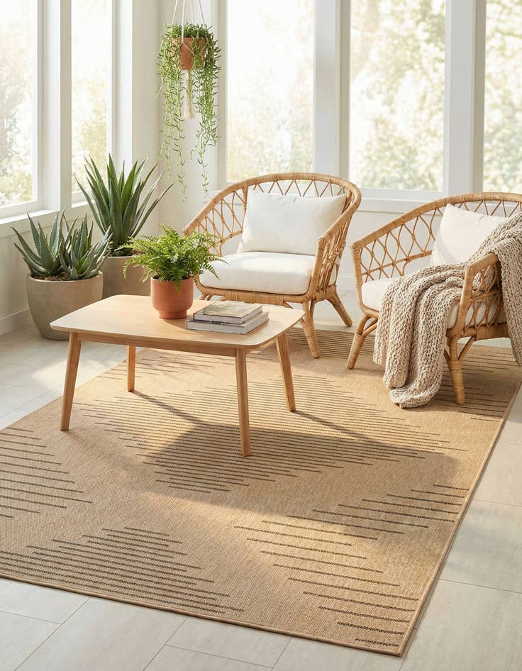 Detail image of 6' 3 x 9' Dunes Rug