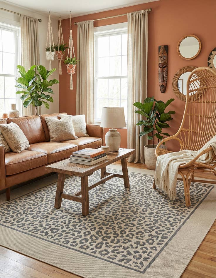 Detail image of 10' x 10' Safari Square Rug