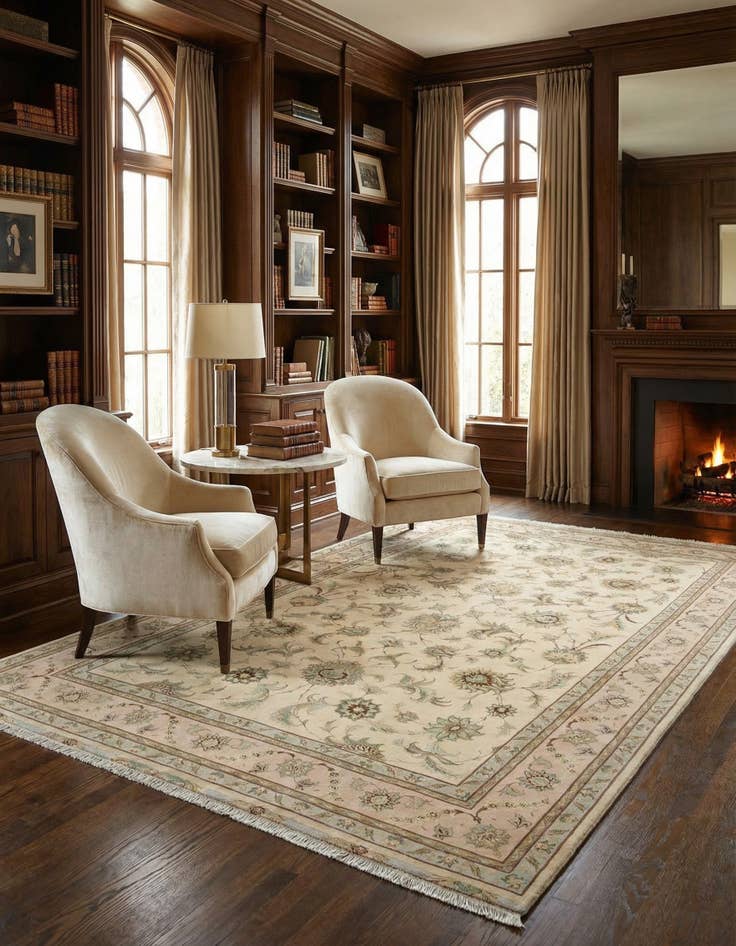 Detail image of  6' 7 x 10' 9 Tabriz Rug