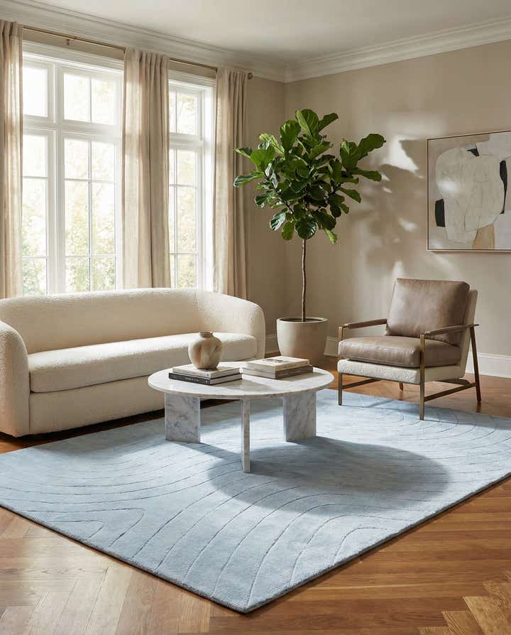 5' 4 x 7' 10 Hand Knotted Darya Wool Rug