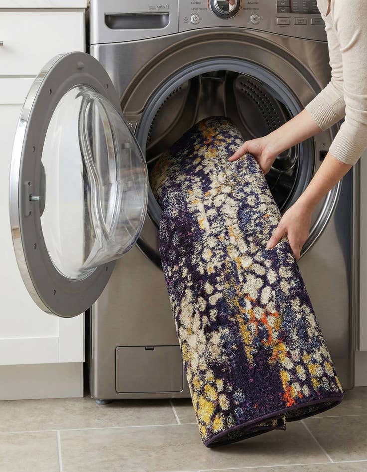 Detail image of  3' 3 x 5' 3  Washable Carnevale Rug