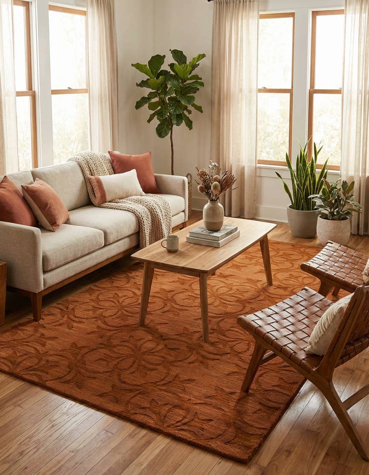 Detail image of 5' x 7' 11 Luna Wool Rug