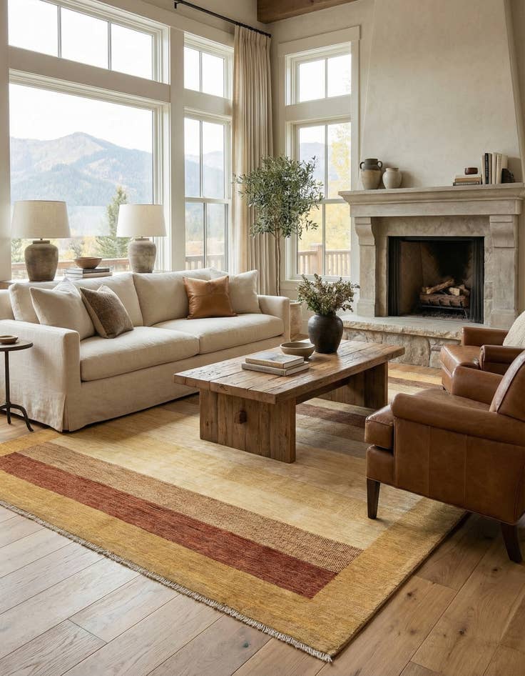 Detail image of  8' x 10' 2 Juma Wool Rug