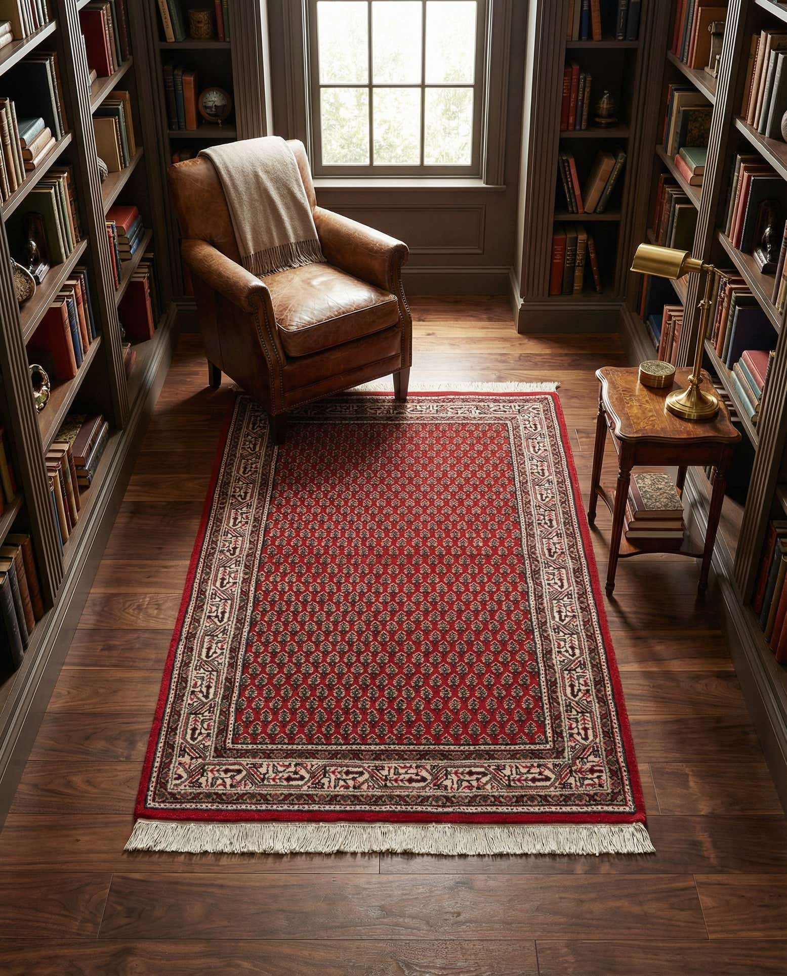 3' 1 x 5' 1 Hand Knotted Mir Wool Rug