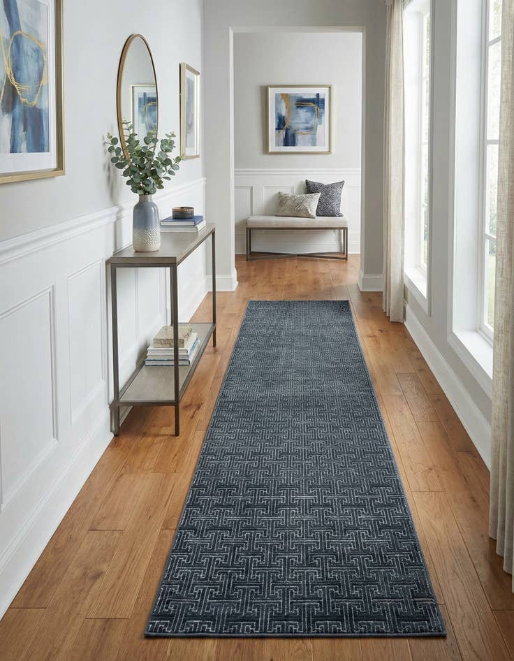 Detail image of 2' 7 x 14' Uptown Park Avenue Runner Rug