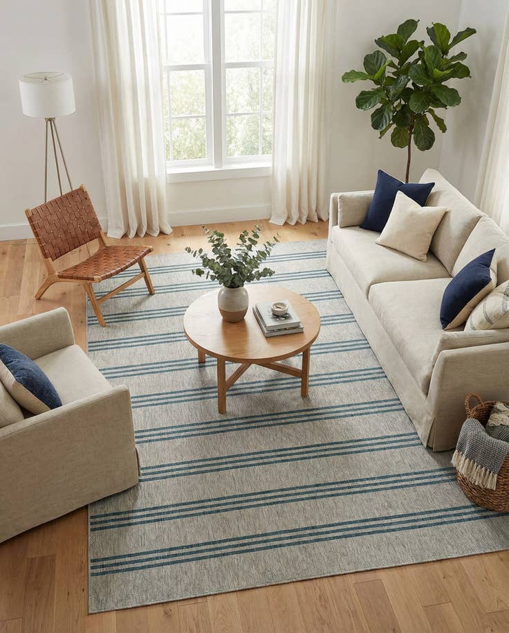Detail image of 9' x 12' Easy-Clean Jill Zarin Anguilla Indoor / Outdoor Rug