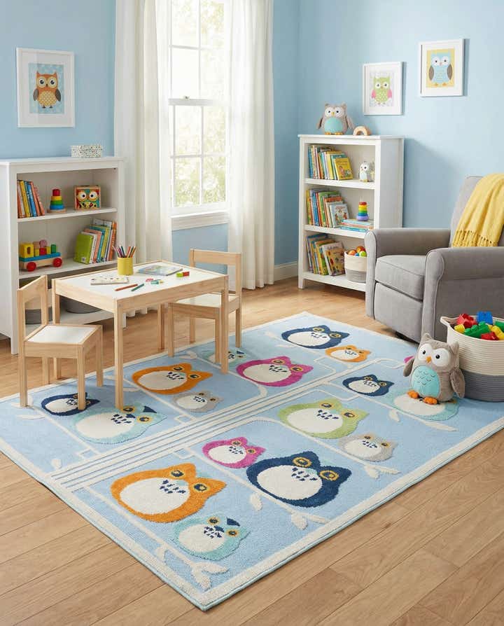 5' 3 x 7' 7 Easy-Clean Indoor / Outdoor Rug