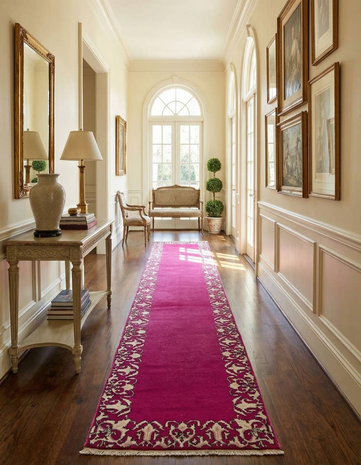 Detail image of 2' 6 x 10' 4 Kerman Runner Rug