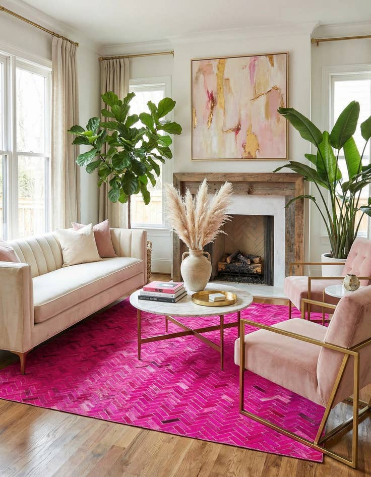 Detail image of  5' x 7' 8 Cowhide Rug