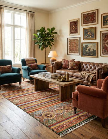 5' 7 x 8' Ariana Ziegler Wool Rug