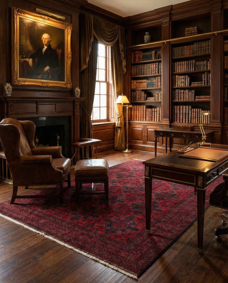 Detail image of 6' 7 x 9' 8 Hand Knotted Khal Mohammadi Wool Rug