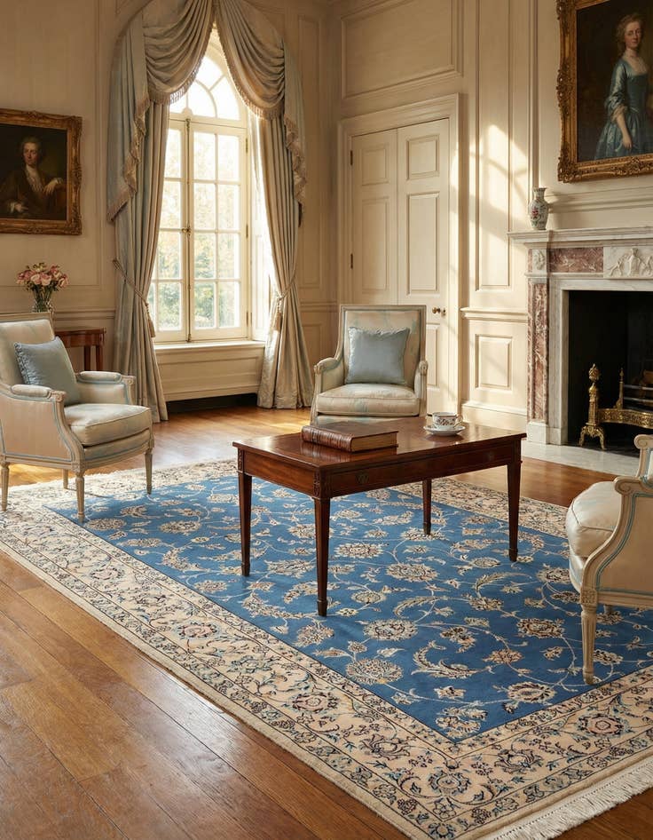 Detail image of 4' 5 x 6' 11 Nain Rug