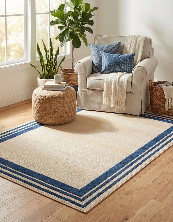 Detail image of 5' 3 x 8'  Washable Aruba Indoor / Outdoor Rug