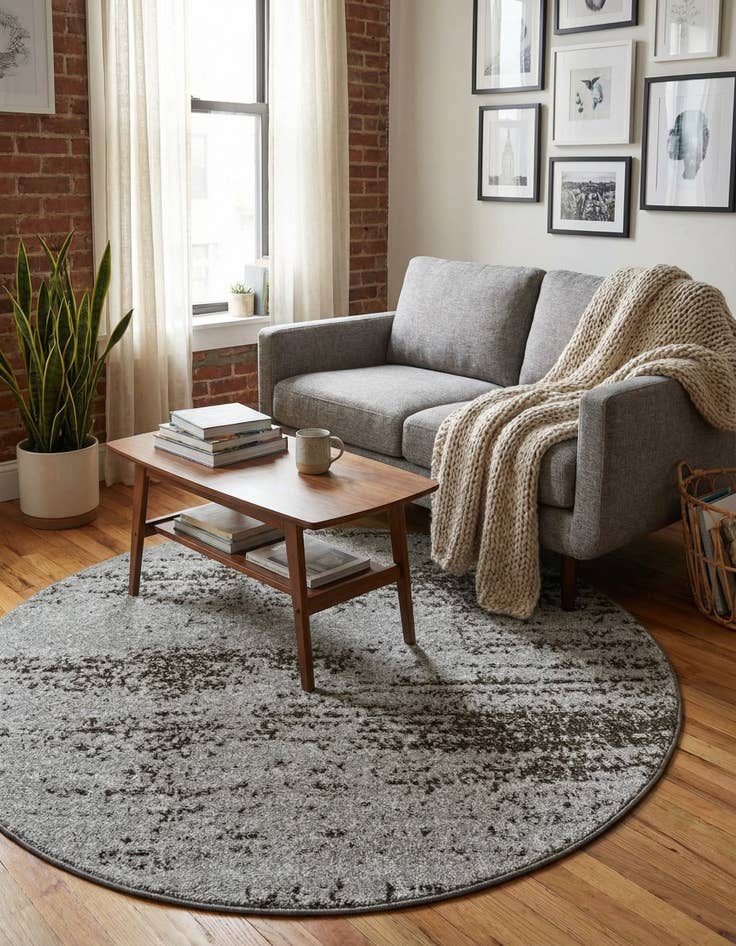 Detail image of 4' x 4' Loft Round Rug