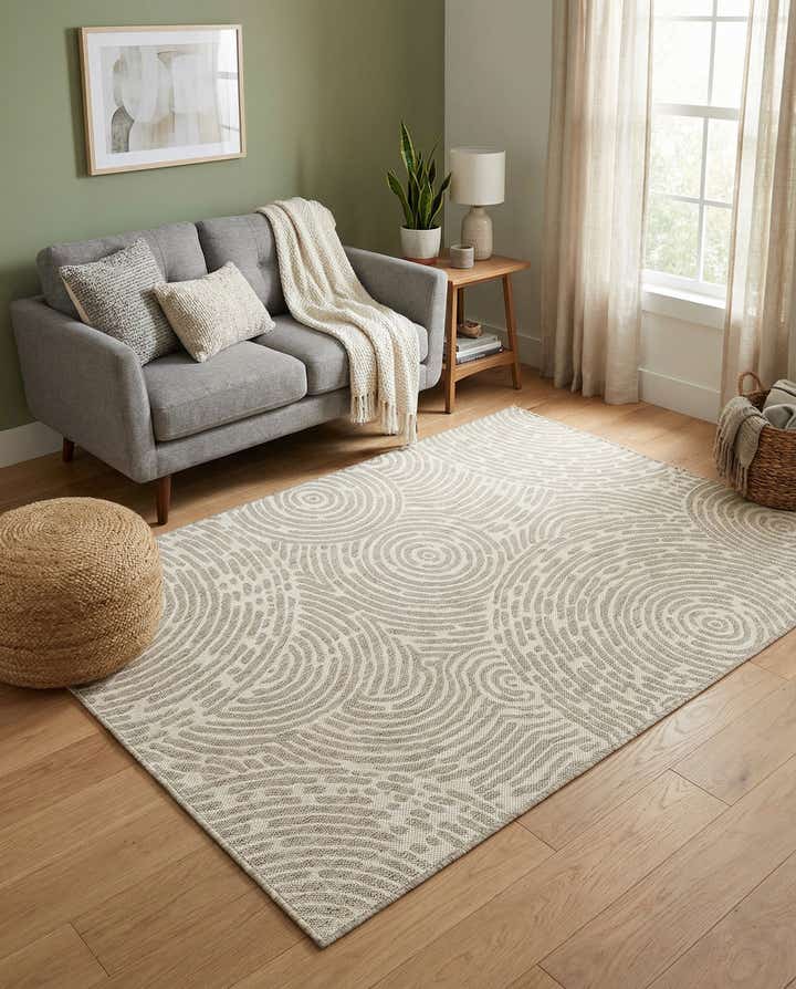 4' x 6' Easy-Clean Modern Indoor / Outdoor Rug