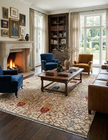10' x 13' 1 Rubin Wool Rug