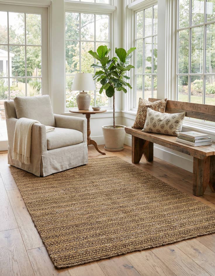 Detail image of 4' x 6' 2  Hand Knotted Modern Ziegler Rug