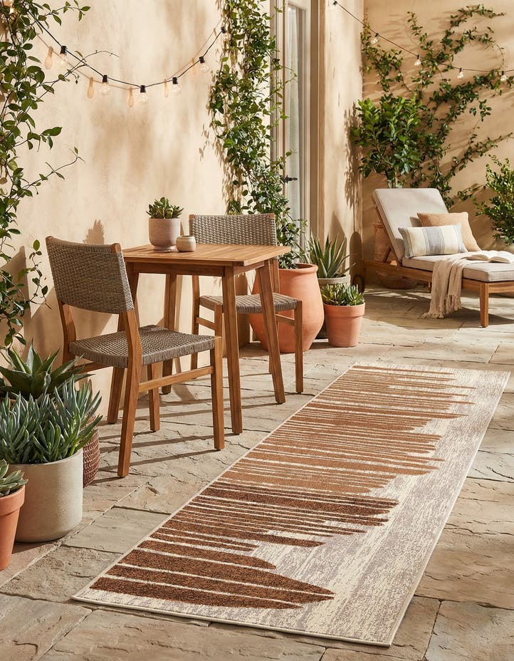 2' x 8' Easy-Clean Modern Indoor / Outdoor...