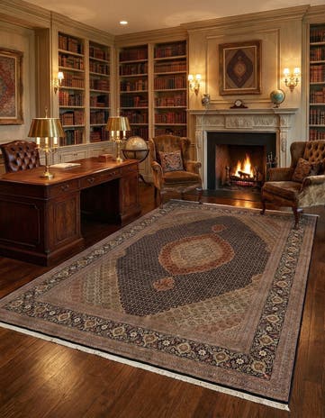 8' 4 x 11' 9 Tabriz Mahi Rug