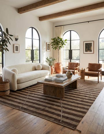 9' 7 x 12' 10 Hand Knotted Moroccan Wool Rug