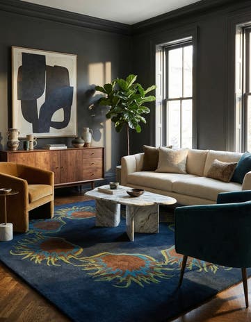 7' 6 x 7' 7 Luna Square Rug