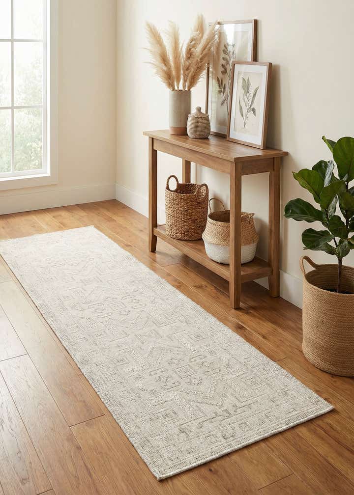 2' x 8' Easy-Clean Aztec Indoor / Outdoor Runner Rug