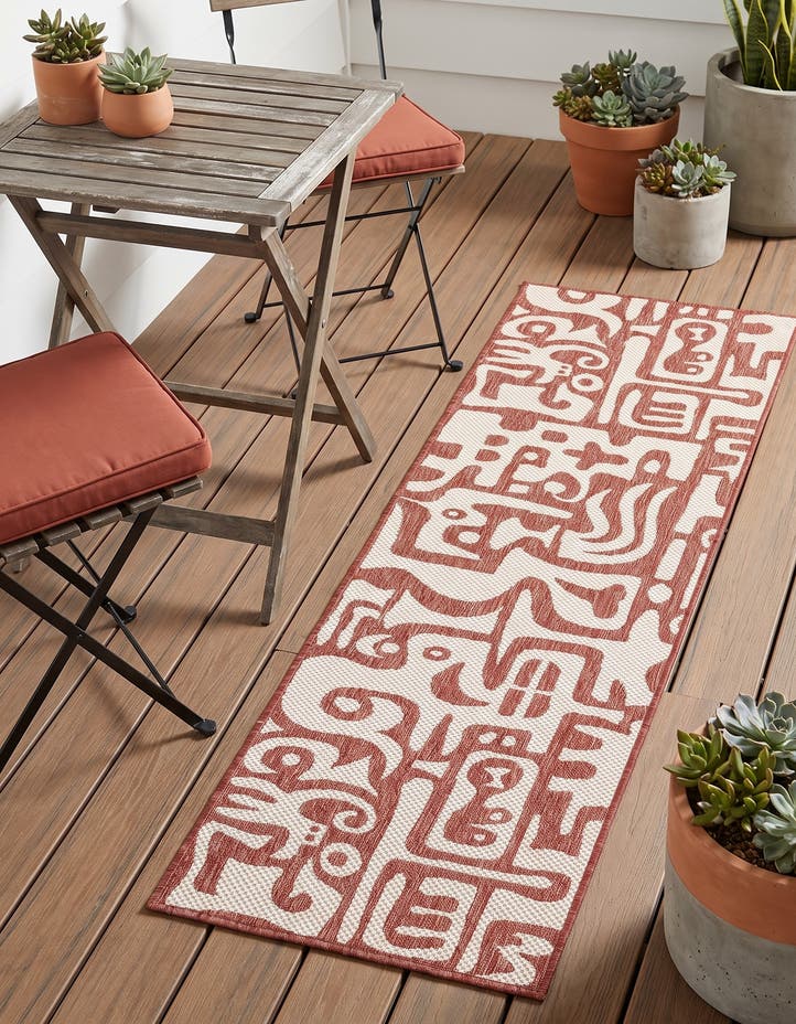 2' x 4' Easy-Clean Modern Indoor / Outdoor...