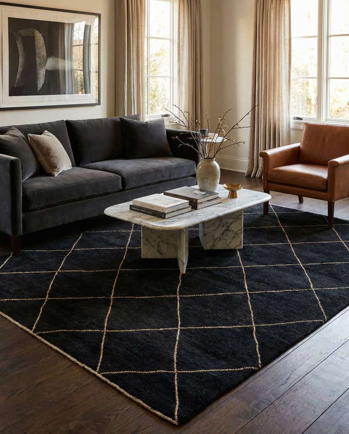 5' 8 x 8' 2 Hand Knotted Darya Wool Rug