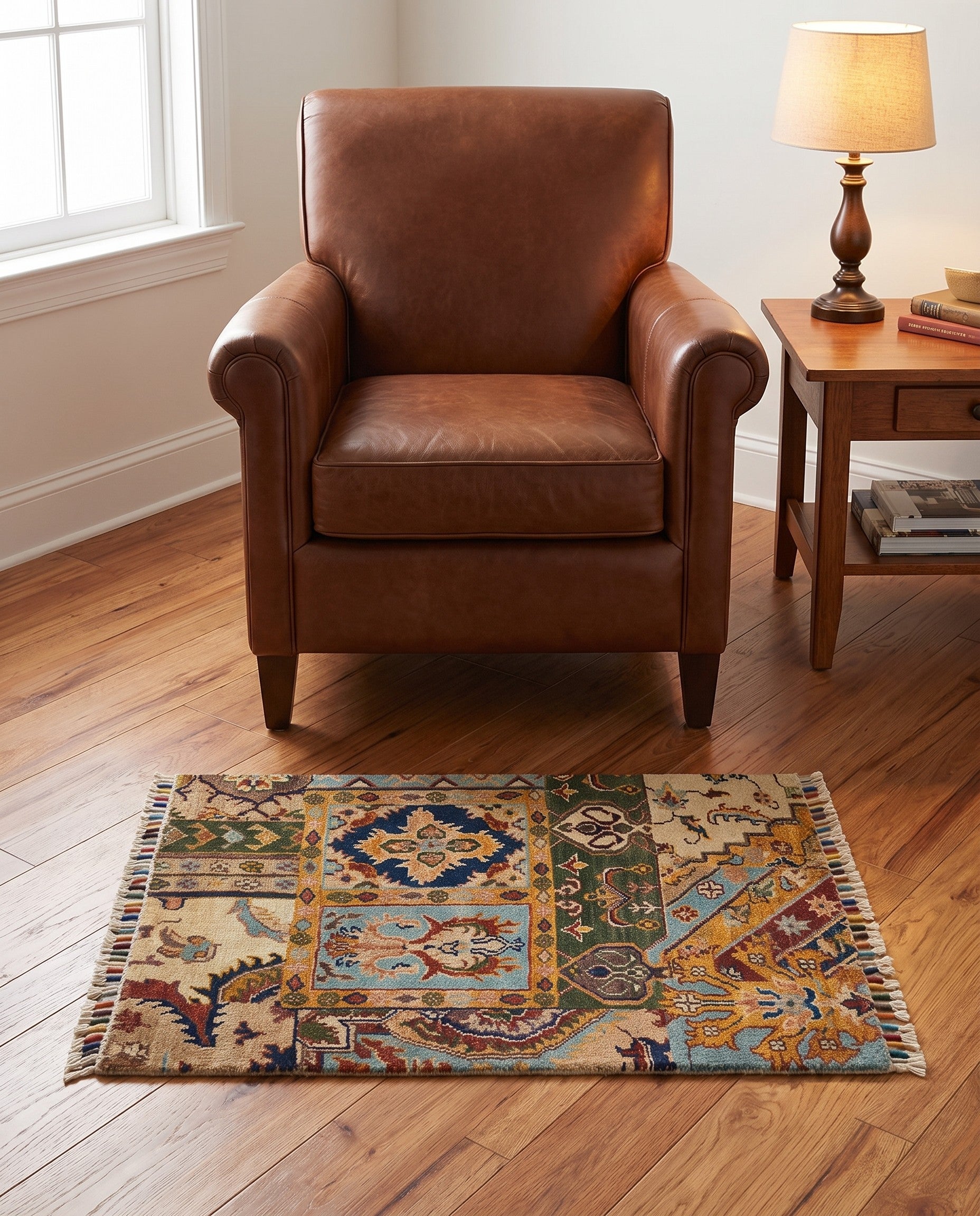 2' x 3' 2 Hand Knotted Ariana Ziegler Rug