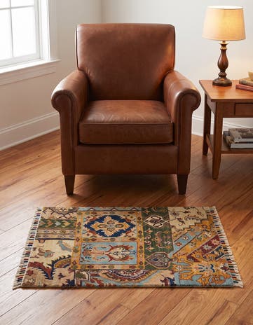 2' x 3' 2 Hand Knotted Ariana Ziegler Rug