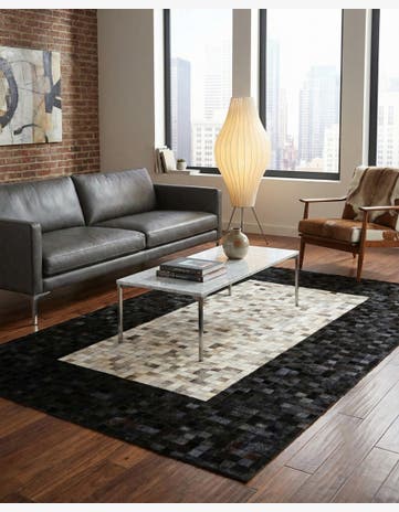 5' x 8' Cowhide - Patchwork Rug