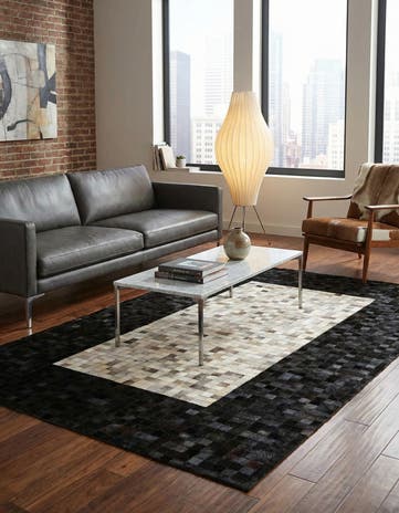 5' x 8' Cowhide - Patchwork Rug